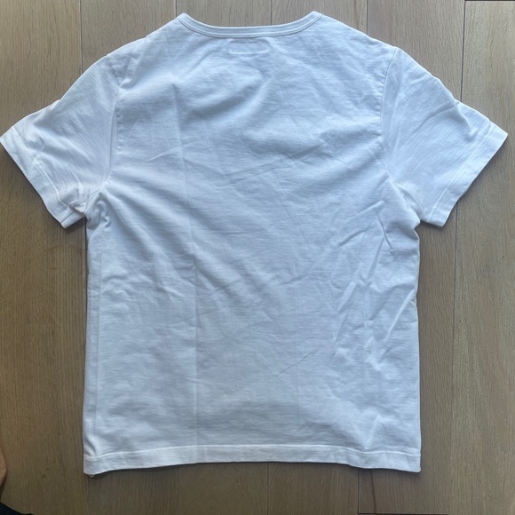 Merz B. Schwanen 214 Loopwheeled White T-Shirt - Picture 7 of 10